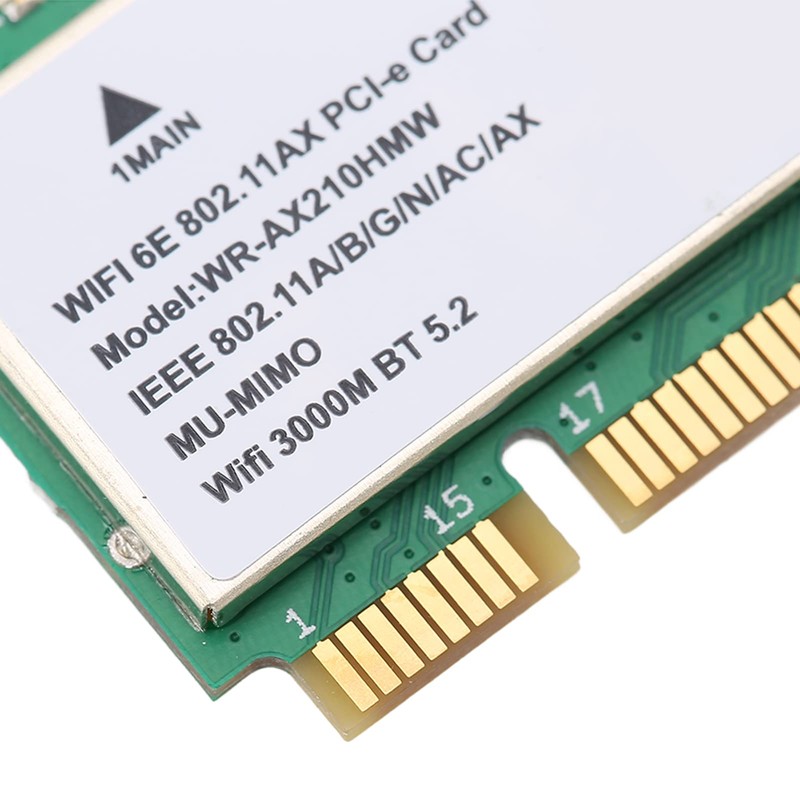 WiFi 6E Card, AX210HMW PCIE WiFi Card WLAN Network Card