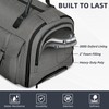 Shopsource Garment Duffle Bag with Wheels for Travel, Modern Grey