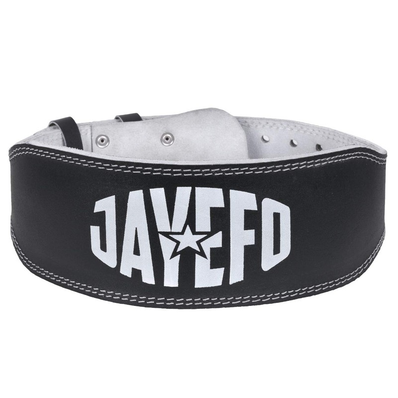 Jayefo Leather Buckle Weightlifting Lumbar Support Safety Belt Back Brace