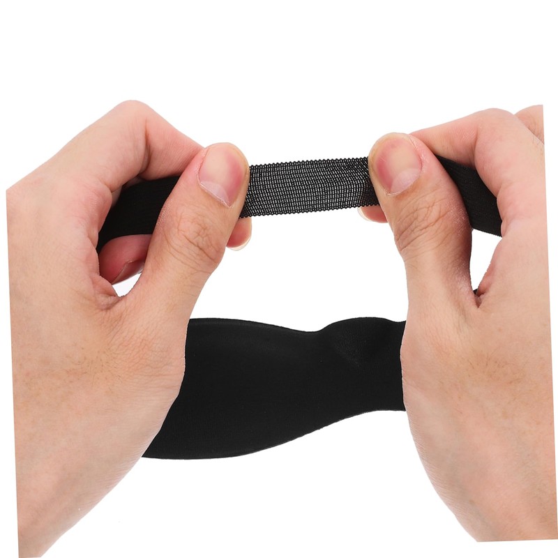 SAFIGLE Black Eye Mask for Sleeping Breathable Milk Silk Eye