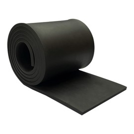 Rubber Strips, 3 mm Rubber Mat, 10 cm x 1 m, Rubber Strips, Hard Rubber, Solid Rubber Scraper, Non-Slip, Insulating, Ideal for Use as Protection in Industrial Garage Applications (100 x 3 mm x 1 m)