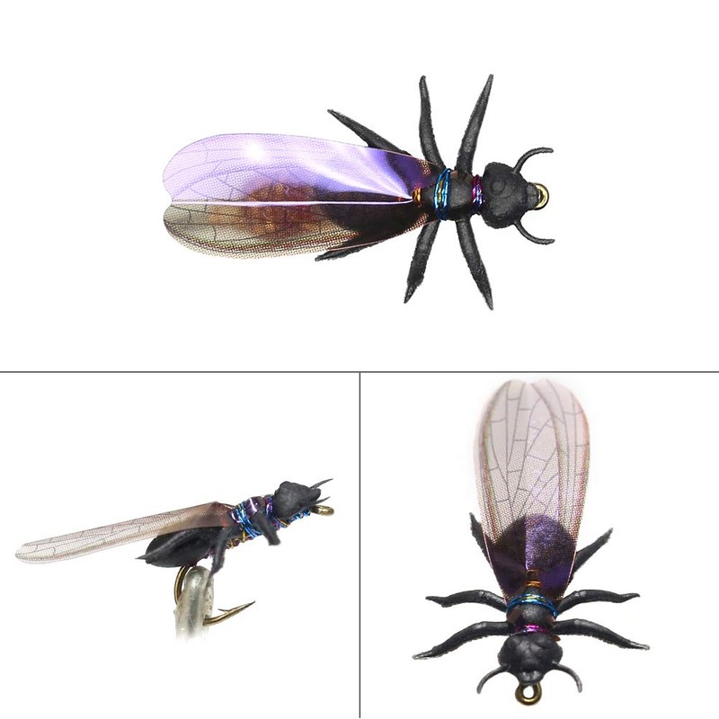 YZD Realistic Trout Hand Tie Fly Fishing Flies Collection Dry