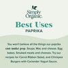 Simply Organic, Paprika Ground Certified Organic, 2.96 Ounce Container