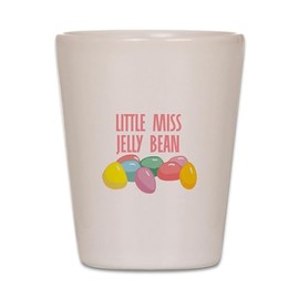 CafePress Little Miss Jelly Bean Unique and Funny Shot Glass