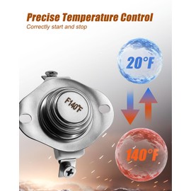140F-20F Ceramic Low Limit Snap Switch Fit for Winslow PS40 PI40 Bella Montage Lennox Replace H5887 32078