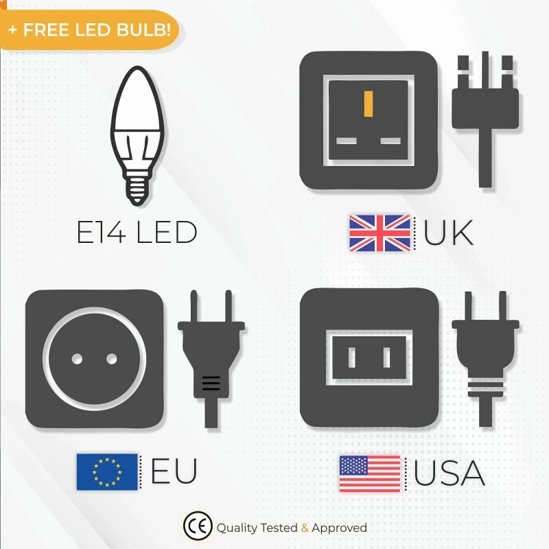 Enva Turkish Moroccan Glass Mosaic Table Bedside Tiffany Night Lamp