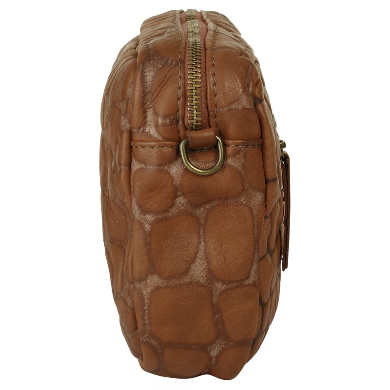 Samantha Look Women's Genuine Leather Shoulder Bag, Made in Italy,