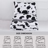 PERFEMET Cow Print Twin Comforter Set for Boys 3 Pieces