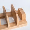 Kunovo Bamboo Pot Lid Holder,Cutting Board Organizer,Baking Sheet/Pan Organizer Rack