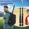 Sanwuta 2 Pcs Baseball Sleeve Bat Warmer Softball Bat Sleeve