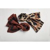 Mud Pie Square Animal Print Womens Scarf, One Size, Rust