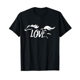 Love Horses Gifts For Horse Lovers Girls Women T-Shirt