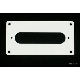 Humbucker to Tele Style Neck Pickup Adapter Ring ,H-TN 1-Ply White