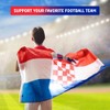 5x3ft Double Sided Croatia National Flag Banner with Two Brass