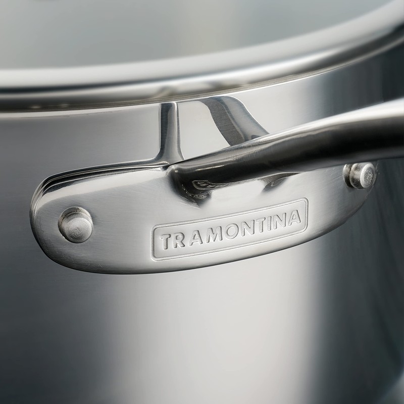 Tramontina Covered Sauce Pan Tri-Ply Clad (4 Qt) 80116/036DS