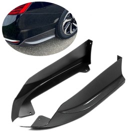 KUAFU Rear Bumper Lip Underbody Spoiler Splitter Compatible with 2016-2017 Honda Accord 4 Door Sedan Pair Rear Bumper Diffuser Spoiler Splitter Valance (Carbon Fiber Style)