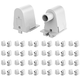 (25-Pairs) JESLED Single Pin FA8 Tombstone - Non-Shunted T8/T10/T12 LED Socket Lampholder Base Holder for 8FT Fluorescent Tube Light, Retrofiting Bulbs Fixtures, Flameresistant Plunger, UL Listed