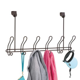 iDesign Door Classico Collection – Satin OTD 6 Hook Rack