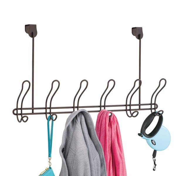 iDesign Door Classico Collection – Satin OTD 6 Hook Rack