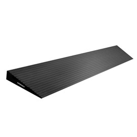 GANSNAY 1" Rise Threshold Ramps for Doorways, Driveways, Heavy Duty Solid Rubber 3500lbs Capacity, Non-Slip & Cuttable – for Wheelchairs, Scooters, Strollers, Curbs & More