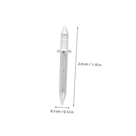 DOITOOL 200Pcs Invisible Double Headed Nails for Seamless Installation Non Marking Double Sided Traceless Nails with Easy Use Installation Barrels for Furniture to Wall