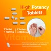 High Strength Vitamin C 1000mg – 180 Vegan Tablets with