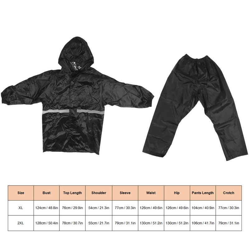 Rain Coat Pants Waterproof Full Body Raincoat Set Single Layer