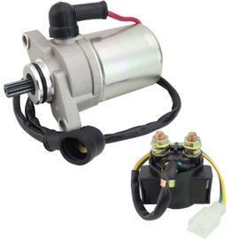 STABSOLI Starter Motor & Relay for Can-Am DS70 DS90 DS90 X 2008-2023, DS70 DS90 DS90 X Mini 2014-2015, Mini DS70 DS90 X 4T 2008, V31200DGF020LL V31200DGF000