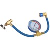 Car R134A Air Conditioning Coolant Hose Pressure Gauge 0‑250psi Fluoridize