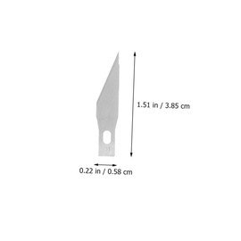 Hohopeti Steel Crafting Blades for Replacement Blades Storage Box for DIY Art Scrapbooking and Precision Cutting