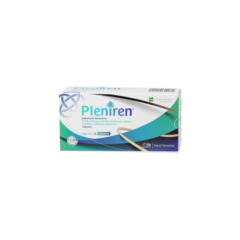 Pleniren Suplemento Alimenticios con Vitaminas. Caja con 30 cápsulas