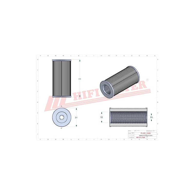 HIFI Filter Hydraulic Filter SH 63416 Compatible with HY 9777