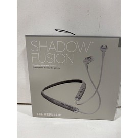 SOL REPUBLIC Shadow Fusion Bluetooth Earbuds, Grey 10-Hour Playtime Comfortable