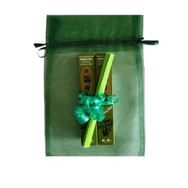 TRIMONTIUM 98711 Nippon Kodo Morning Star japanische Räucherstäbchen Duopack, 2 x 50 Stück Grüner Tee/Green Tea, normal, 100