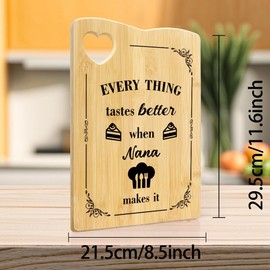 Mothers Day Gifts for Grandma Gifts for Women Cutting Board Kitchen Gifts for Grandma Gift for Grandma Birthday Gifts Mother's Day Gifts for Grandmas from Grandchildren Retirement Gifts Kitchen Decor