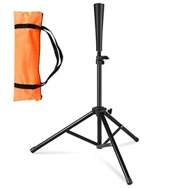 SPORFIT Batting Tee, Adjustable Height and Portable Tripod Stand for Baseball and Softball Batting Training Practice with Carrying Bag