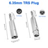 MEIRIYFA 1/4" TRS auf XLR Adapter, XLR 3 Pin Stecker