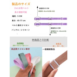 Marcea Bottle Strap, Bottle Holder, Set of 2, Adjustable Length, Crossbody Shoulder Belt, Easy to Carry, Easy to Carry and Take Off, Suitable for Excursions, Commutes, Schools, Travels, Kids, Adults,