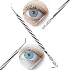 Elma Beauty® Lash Lift Tool - 2 in 1 Eyelash Separator Tool Comb, Professional and Beauty Eyelash Lift Tool, Metal Lash Lifting Tool, Lash Extension and Tinting