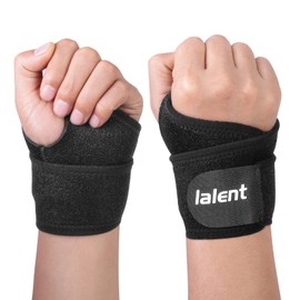 Lalent Adjustable Wrist Support Brace for Carpal Tunnel, Arthritis & Tendonitis - Left/Right Hand Design for Women & Men, Gym, Office, Sports Comfort Fit (Right Hand)