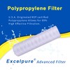 EXCELPURE 5 Micron 10"x2.5" Whole House String Wound Sediment Filter