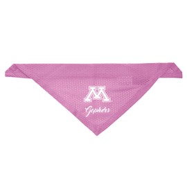 Littlearth Minnesota Gophers Dog Cat Mesh Jersey Bandana Pink L/XL