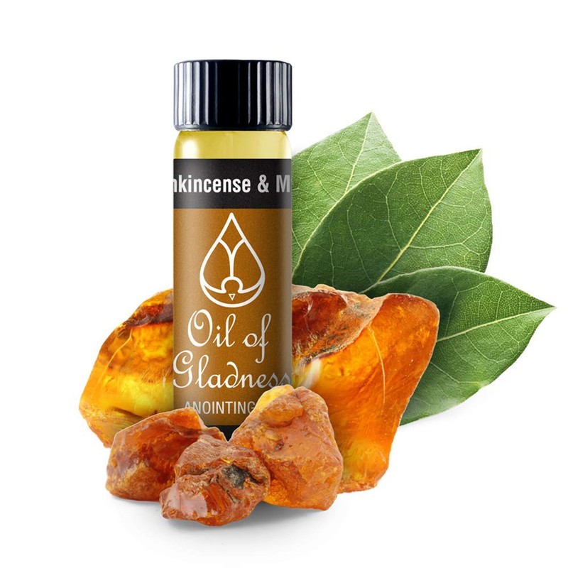 Oil of Gladness Frankincense and Myrrh Anointing Oil - Oil