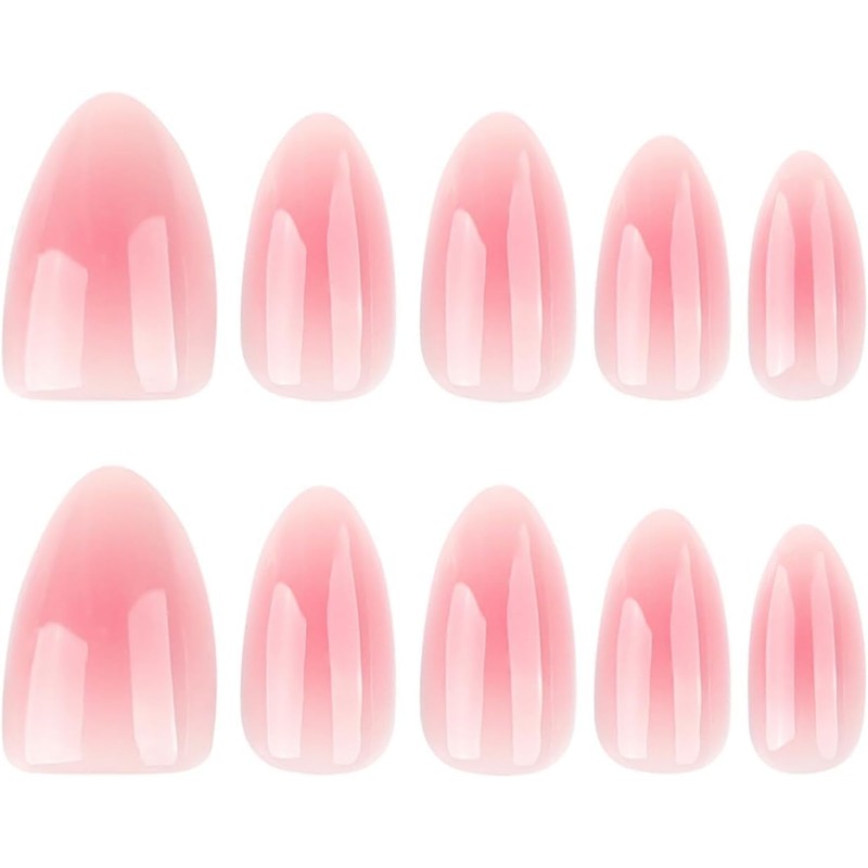 24 Piezas de Uñas Postizas a Presión, Uñas Falsas Cuadradas