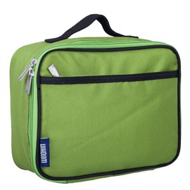 Wildkin Kids Insulated Lunch Box – Durable and Reusable for School & Travel - Parrot Green