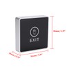 Touch to Exit Button for Door Access Control System LED