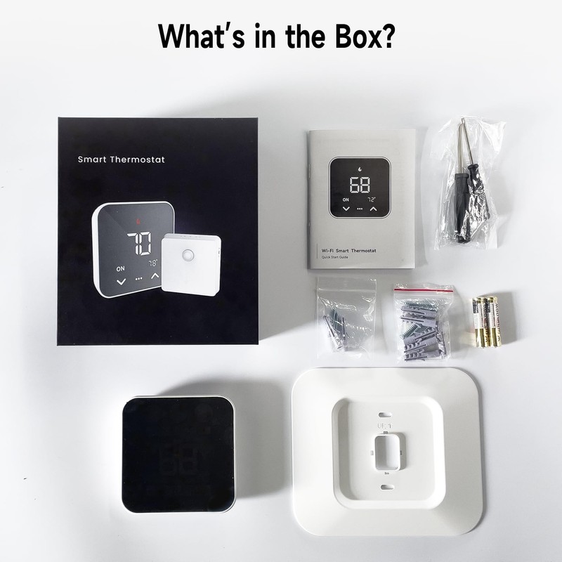 Smart Thermostat for House, WiFi Programmable Thermostat, Compatible with Alexa