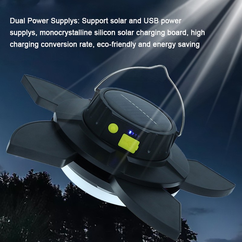 Solar Camping Light LED Emergency Lamp Courtyard Lantern Portable Power