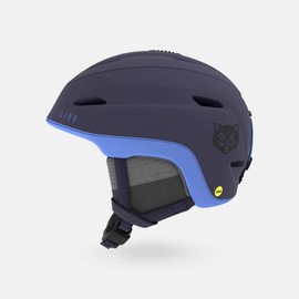 Giro Strata MIPS Ski Helmet - Snowboard Helmet for Women & Youth - Matte Midnight/Shock Blue - S (52-55.5cm)