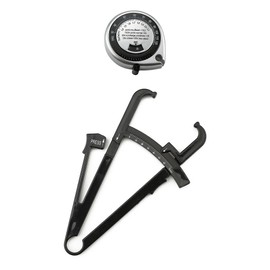 EdisonBrain Body Fat Caliper BMI Measuring Subcutaneous Fat Measure Body Fat Ruler 2 Piece Set